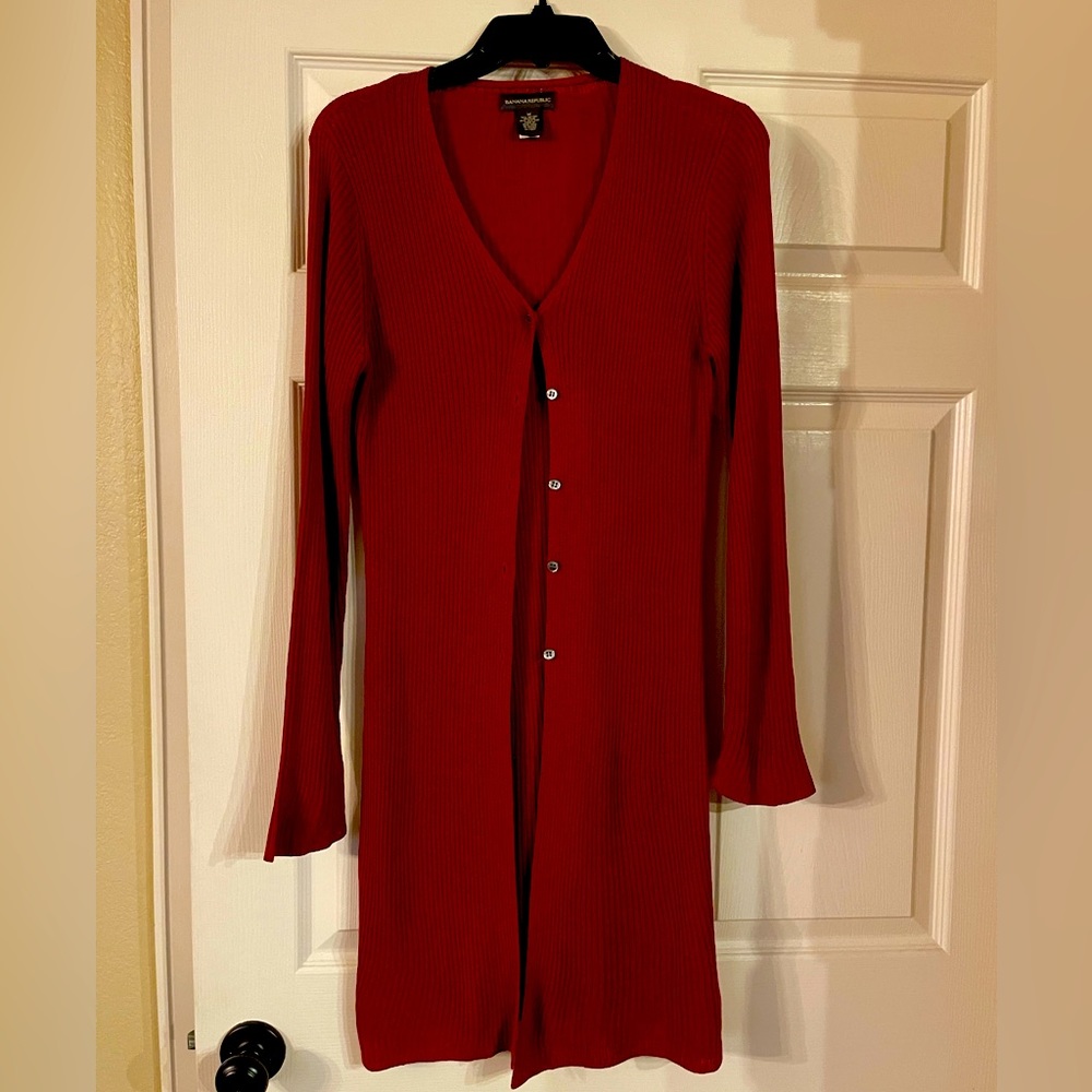 Banana Republic Longsleeve Silk/Rayon Sweater